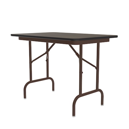 CF TFL Folding Tables - Keyboard Height 24x48 Walnut